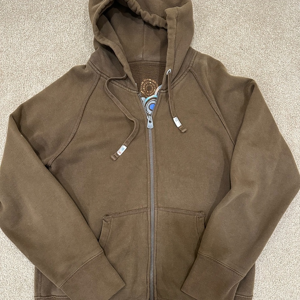 GAP Men’s Brown Zip-Up Hoodie